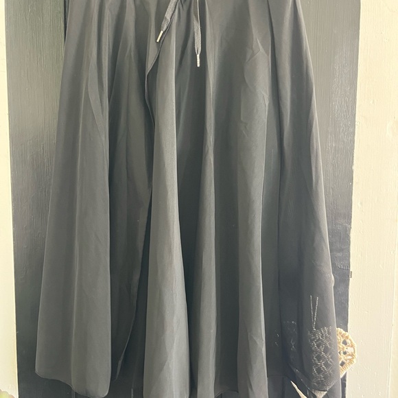 HALARA Dresses & Skirts - HALARA Black Full A-Line Skirt with Drawstring Waist